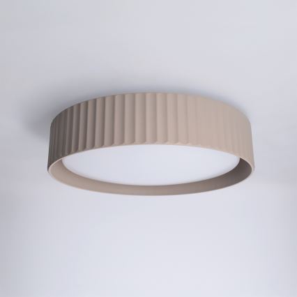 Brilagi - LED-laelamp LUCIA LED/24W/230V, läbimõõt 31 cm, pruunikas-hall