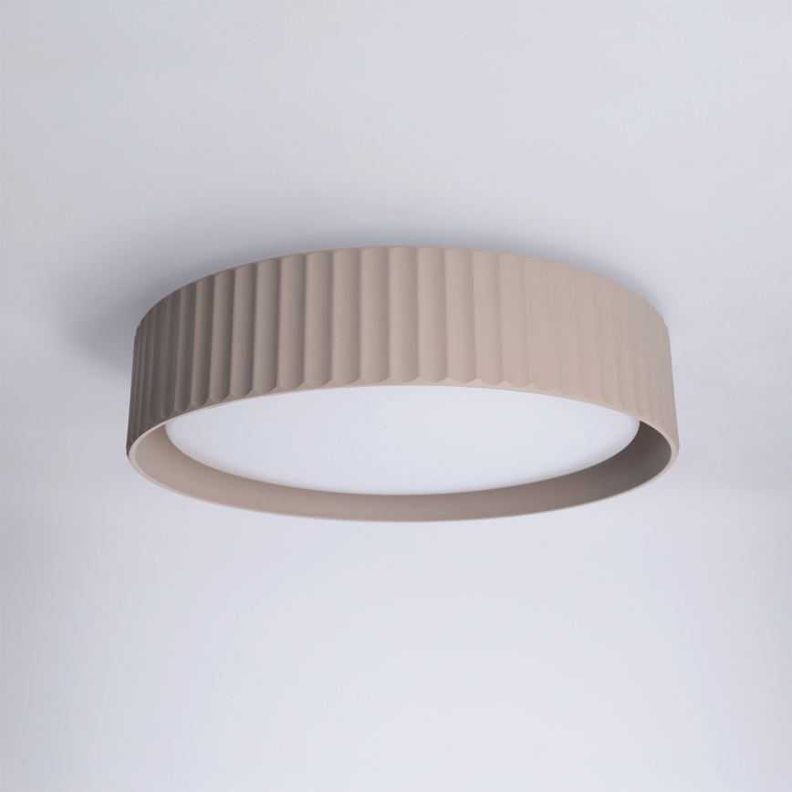 Brilagi - LED-laelamp LUCIA LED/24W/230V, läbimõõt 31 cm, pruunikas-hall