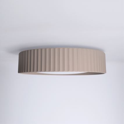 Brilagi - LED-laelamp LUCIA LED/24W/230V, läbimõõt 31 cm, pruunikas-hall