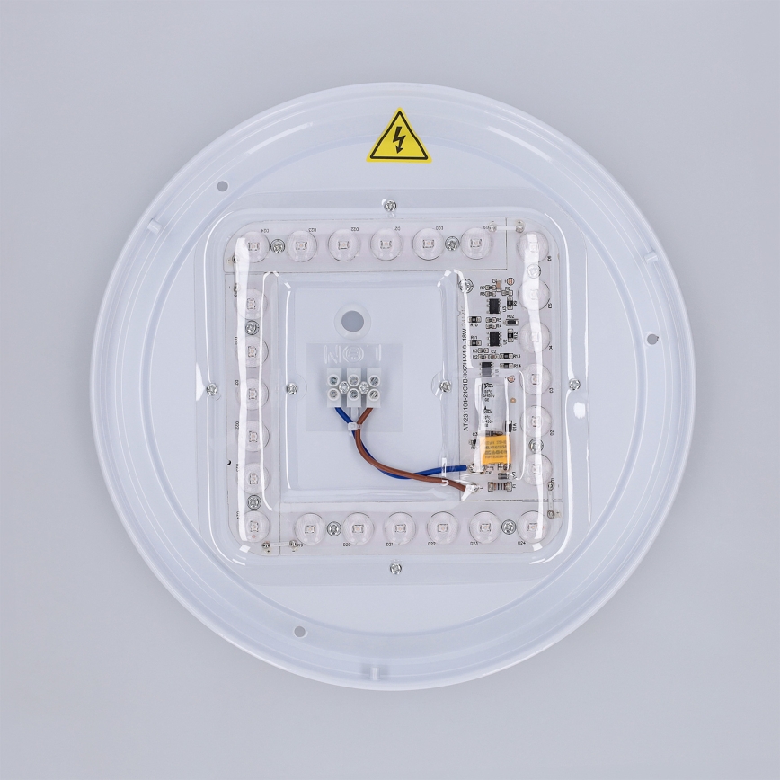 Brilagi - LED-laelamp LUCIA LED/24W/230V, läbimõõt 31 cm, pruunikas-hall