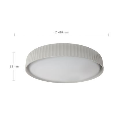 Brilagi - LED-laelamp LUCIA LED/24W/230V, läbimõõt 31 cm, valge