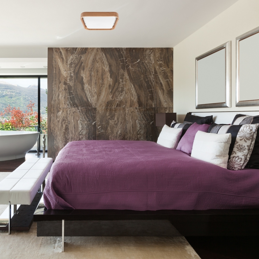 Brilagi - LED hämardatav laevalgusti MANAROLA CUBIC LED/24W/230V 45x45 cm 3000-6500K tamm + kaugjuhtimispult