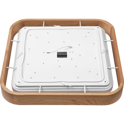 Brilagi - LED hämardatav laevalgusti MANAROLA CUBIC LED/24W/230V 45x45 cm 3000-6500K tamm + kaugjuhtimispult