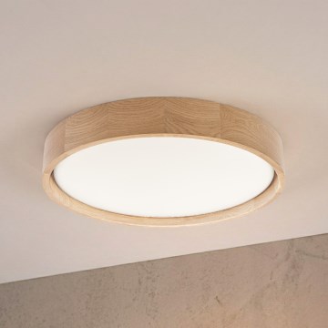 Brilagi - LED laelamp MANAROLA PLAIN LED/24W/230V 3000K, läbimõõt 41 cm, tammeviimistlus