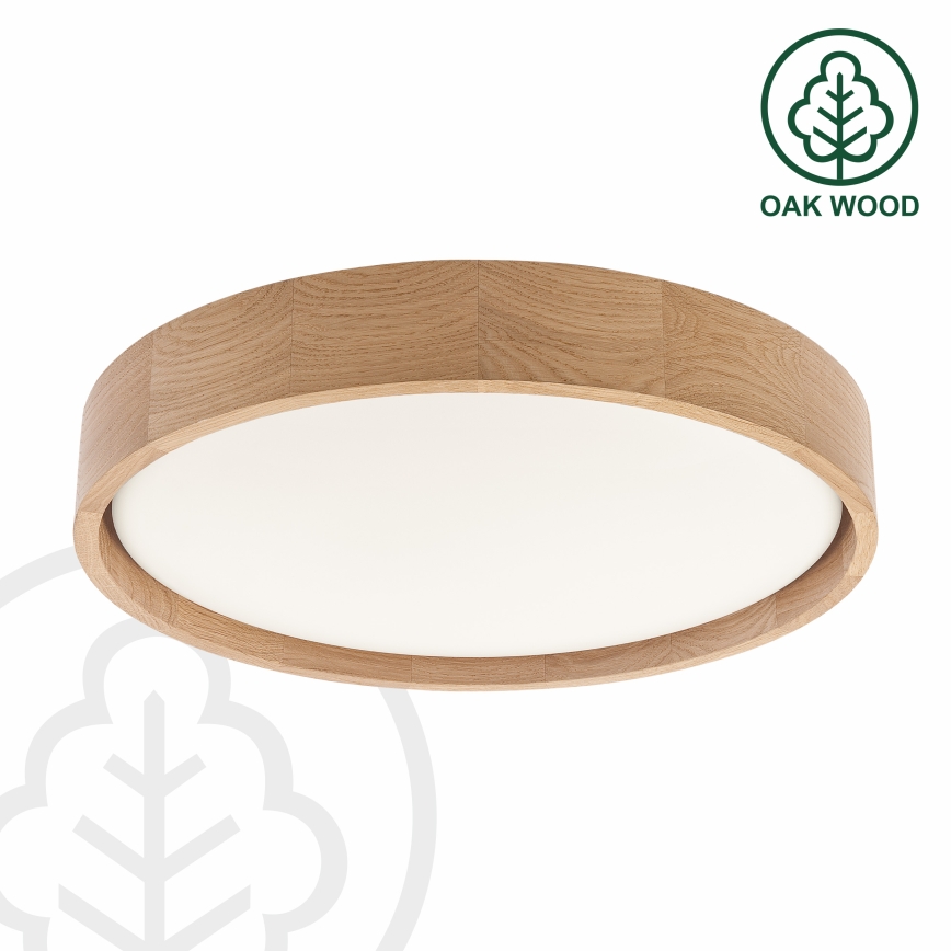 Brilagi - LED laelamp MANAROLA PLAIN LED/24W/230V 3000K, läbimõõt 41 cm, tammeviimistlus
