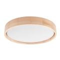 Brilagi - LED laelamp MANAROLA SIMPLE LED/24W/230V 3000K männipuit läbimõõt 41 cm