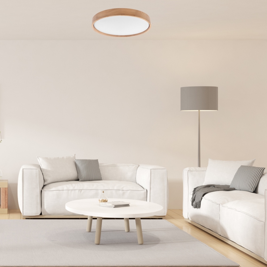 Brilagi - LED reguleeritav laelamp MANAROLA SMART LED/36W/230V 2700-6500K tamme läbimõõt 51 cm Wi-Fi + Tuya kaugjuhtimispult