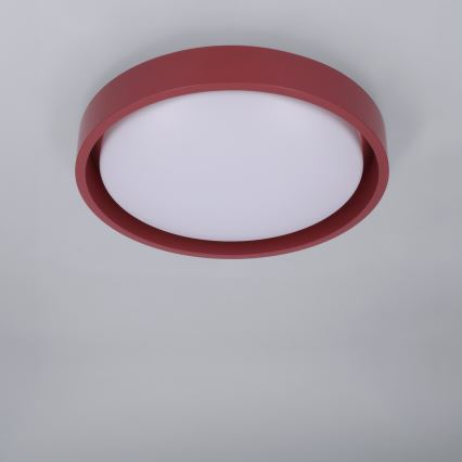 Brilagi - LED laelamp MATTEO LED/24W/230V, läbimõõt 31 cm, punane
