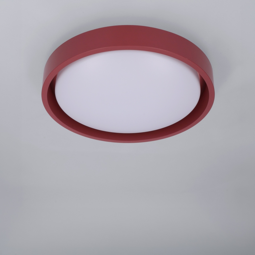 Brilagi - LED laelamp MATTEO LED/24W/230V, läbimõõt 31 cm, punane