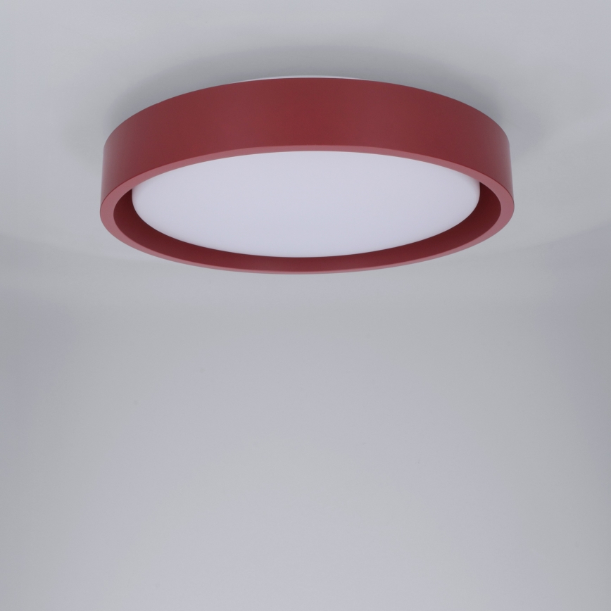 Brilagi - LED laelamp MATTEO LED/24W/230V, läbimõõt 31 cm, punane