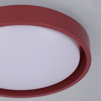 Brilagi - LED laelamp MATTEO LED/24W/230V, läbimõõt 31 cm, punane