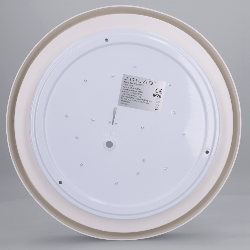 Brilagi - LED laelamp MATTEO LED/24W/230V Ø 31 cm must