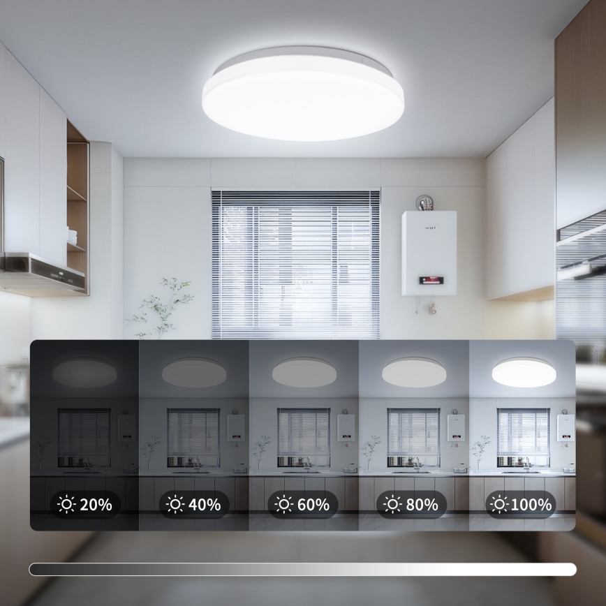 Brilagi - LED laelamp MILKY WAY LED/24W/230V 3000/4000/6500K läbimõõt 38 cm