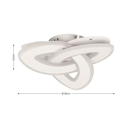 Brilagi - Hämardatav LED-laevalgusti MODERN MINI LED/49W/230V 3000-6000K 30x30 cm + kaugjuhtimispult