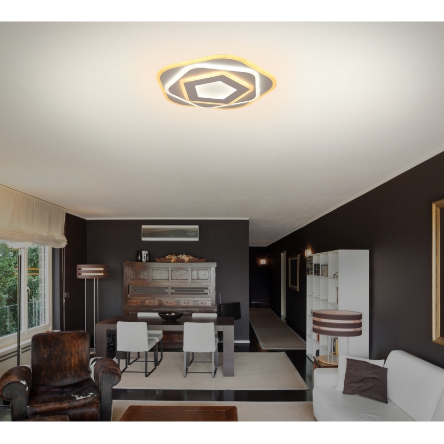 Brilagi - Hämardatav LED-laevalgusti MODERN MINI LED/53W/230V 3000-6000K läbimõõt 30 cm + kaugjuhtimispult