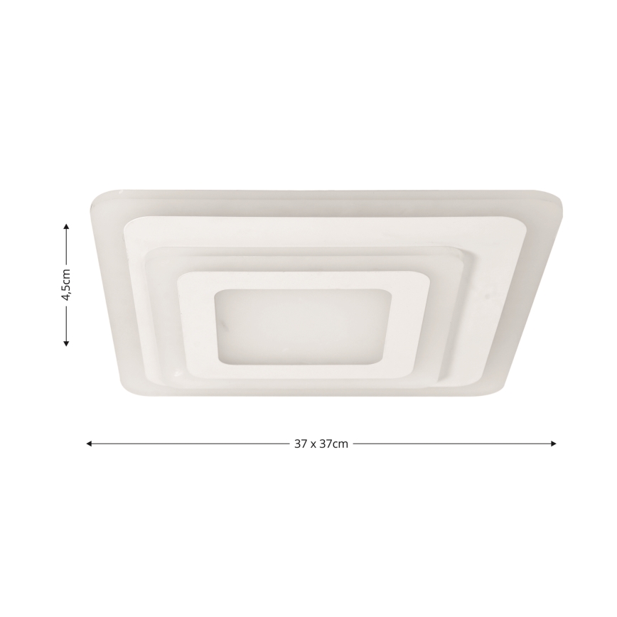 Brilagi - LED hämardatav laelamp MODERN MINI LED/65W/230V 3000-6000K 37x37 cm + kaugjuhtimispult