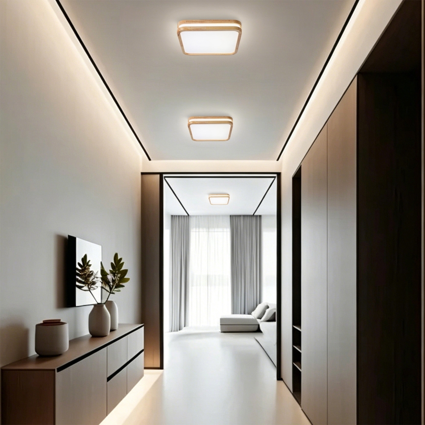 BRILAGI - LED laevalgusti MOLINA SQUARE LED/32W/230V 3000/4000/6000K tamm 30x30 cm
