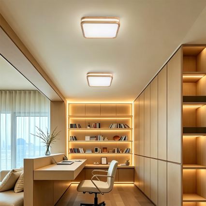 BRILAGI - LED laevalgusti MOLINA SQUARE LED/32W/230V 3000/4000/6000K tamm 30x30 cm