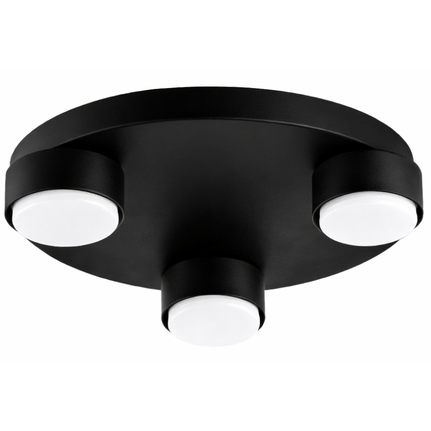 Brilagi - LED laelamp MONO 3xGX53/12W/230V, läbimõõt 30 cm, must