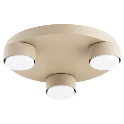 Brilagi - LED laelamp MONO 3xGX53/12W/230V Ø 30 cm beež