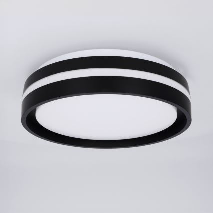 Brilagi - LED-laelamp NAOMI LED/24W/230V, läbimõõt 28,5 cm, must