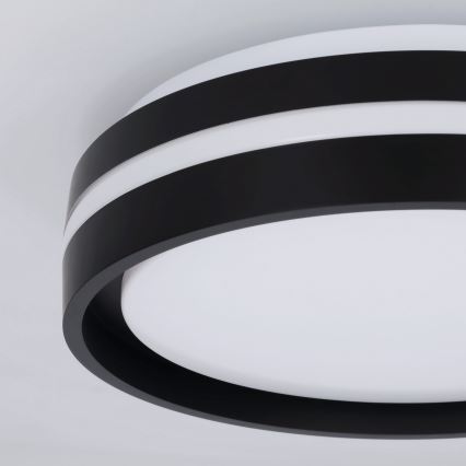 Brilagi - LED-laelamp NAOMI LED/24W/230V, läbimõõt 28,5 cm, must