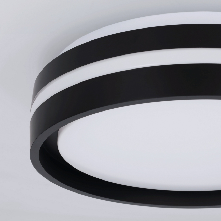 Brilagi - LED-laelamp NAOMI LED/24W/230V, läbimõõt 28,5 cm, must