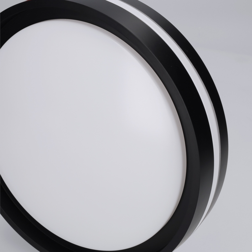 Brilagi - LED-laelamp NAOMI LED/24W/230V, läbimõõt 28,5 cm, must