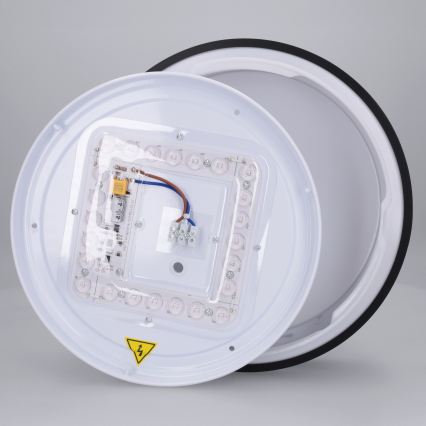 Brilagi - LED-laelamp NAOMI LED/24W/230V, läbimõõt 28,5 cm, must