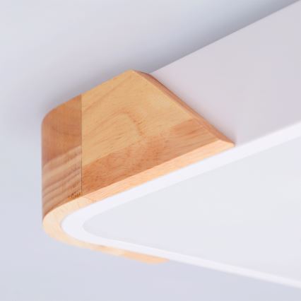 Brilagi - LED laelamp PILANA LED/24W/230V tamm/valge 32x32 cm