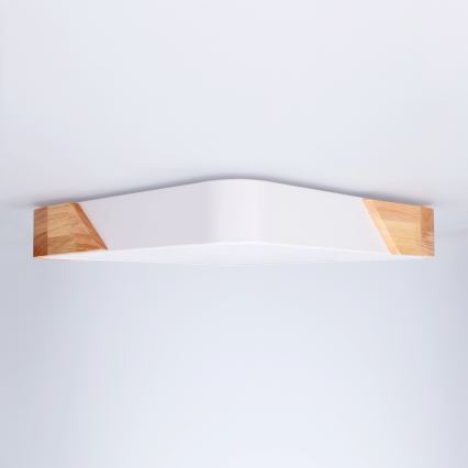 Brilagi - LED laelamp PILANA LED/24W/230V tamm/valge 32x32 cm