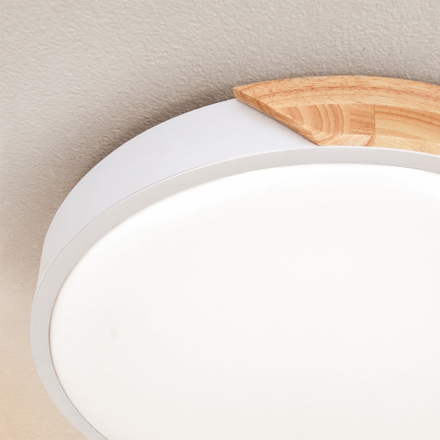 Brilagi - LED laelamp PILANA LED/24W/230V tamm/valge läbimõõt 30 cm