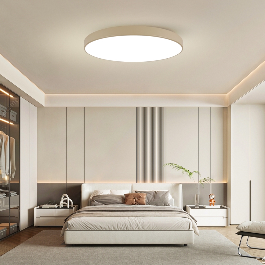 Brilagi - LED laevalgusti POOL LED/128W/230V 3000/4500/6000K Ø 100 cm beež