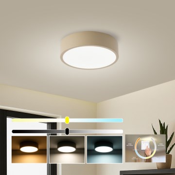 Brilagi - LED laelamp POOL LED/18W/230V 3000/4000/6000K läbimõõt 20 cm beež