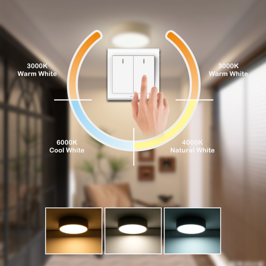 Brilagi - LED laevalgusti POOL LED/18W/230V 3000/4500/6000K, diameeter 20 cm, beež