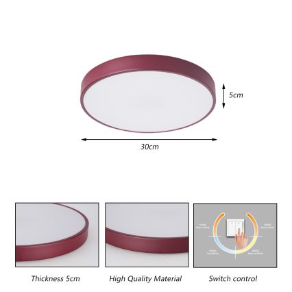 Brilagi - LED laelamp POOL LED/36W/230V 3000/4000/6000K läb. 30 cm bordoo