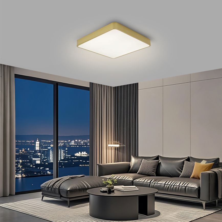 Brilagi - LED laelamp POOL LED/36W/230V 3000/4000/6000K 40x40 cm kuldne