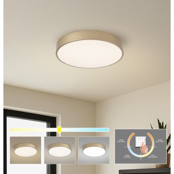 BRILAGI - LED laelamp POOL LED/48W/230V 3000/4000/6000K läbimõõt 40 cm kuldne