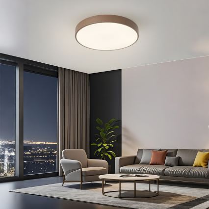 Brilagi - LED laelamp POOL LED/60W/230V 3000/4000/6000K, läbimõõt 50 cm, pruun