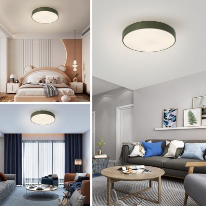 Brilagi - LED laevalgusti POOL LED/60W/230V 3000/4000/6000K, läbimõõt 50 cm, roheline