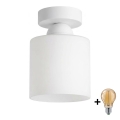 BRILAGI - LED laelamp RETRO GLASS 1xE27/60W/230V läbimõõt 10 cm valge