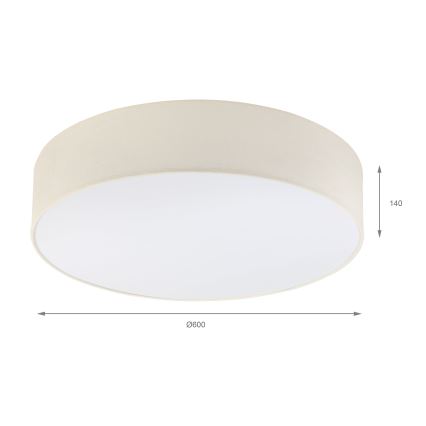 Brilagi - LED laelamp SIRIJA 4xE27/60W/230V läbimõõt 60 cm kreemjas