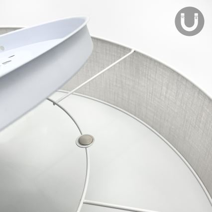 Brilagi - LED-laelamp SIRIJA 4×E27/60W/230V Ø 60 cm valge