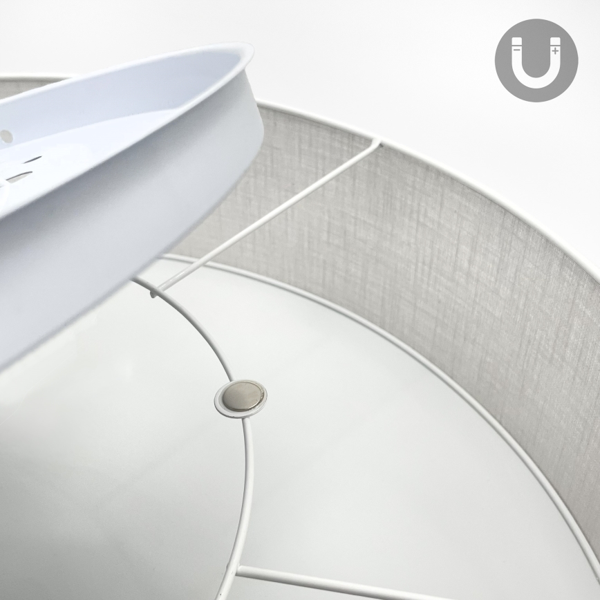 Brilagi - LED-laelamp SIRIJA 4×E27/60W/230V Ø 60 cm valge