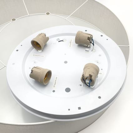 Brilagi - LED-laelamp SIRIJA 4×E27/60W/230V Ø 60 cm valge