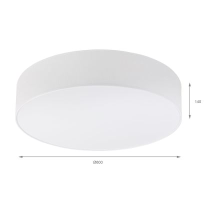 Brilagi - LED-laelamp SIRIJA 4×E27/60W/230V Ø 60 cm valge