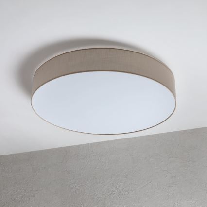 Brilagi - LED laelamp SIRIJA 6xE27/15W/230V, läbimõõt 80 cm, beež