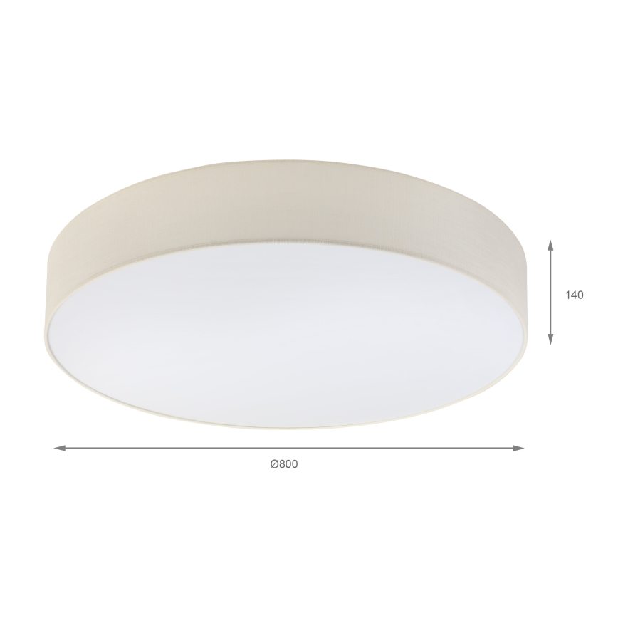 Brilagi - LED laelamp SIRIJA 6xE27/60W/230V, läbimõõt 80 cm, kreemjas