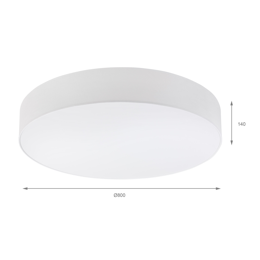 Brilagi - LED laelamp SIRIJA 6xE27/60W/230V läbimõõt 80 cm valge