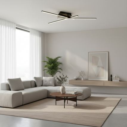 Brilagi - LED laelamp STRIPES LED/30W/230V 51x78 cm must